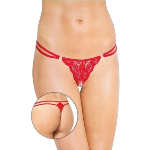 Женские стринги SoftLine - G-string 2444 (red)