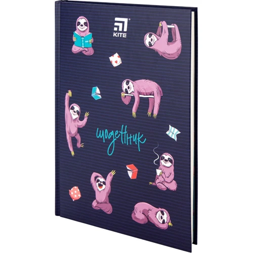 Щоденник шкільний Kite, тверда обкладинка, Sloths (k20-262-1) фото 4