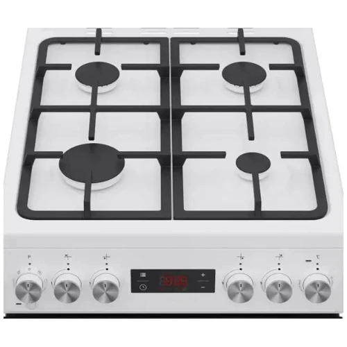 Плита комбинированная Beko FSM52331TWDS: Тип варочной поверхности газовая