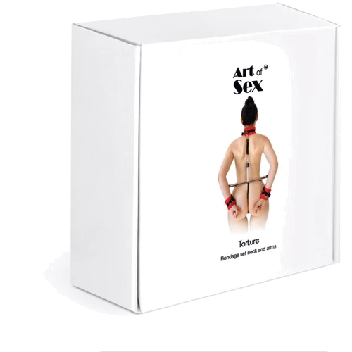 Распорка для шеи и рук Art of Sex Bondage Set - Torture