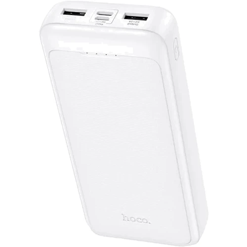 Зовнішній акумулятор Hoco Power Bank 20000mAh J111A Smart Charge White
