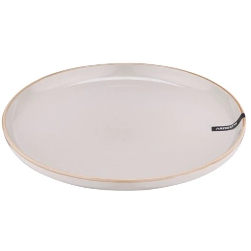 Тарелка десертная Ardesto Apulia 20.3 см серая (AR2920AG)