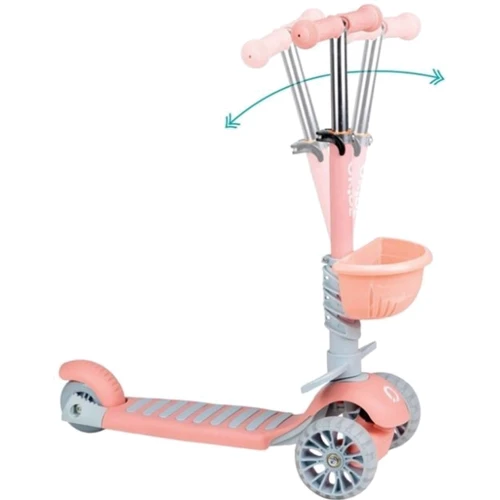 Самокат триколісний з сидінням QKIDS ILI (колір - peach) фото 7