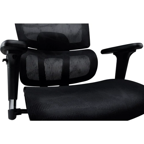 Кресло GT RACER B-522-1 Black: Регулировки Глубина сиденья, Жесткость качания, Высота сиденья, Высота подголовника