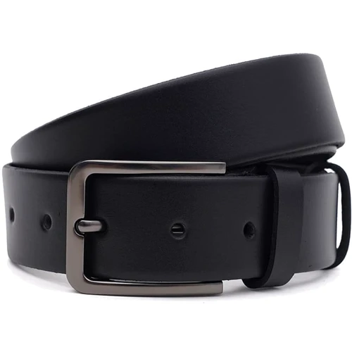 Чоловічий ремінь Borsa Leather чорний (125v1fx68-black)