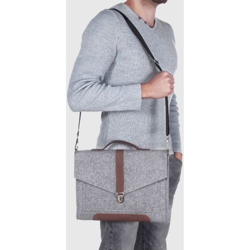 Gmakin Portfolio Grey (GS12) for MacBook 13-14": Матеріал повсть