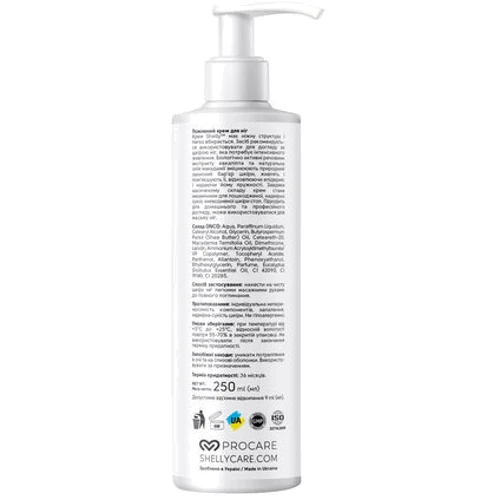 Shelly Питательный крем для ног с маслом макадамии и экстрактом эвкалипта 250 ml: Объем, мл 250
