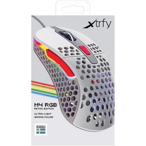 Мышь Xtrfy M4 RGB Retro Grey (XG-M4-RGB-RETRO): Вес 69