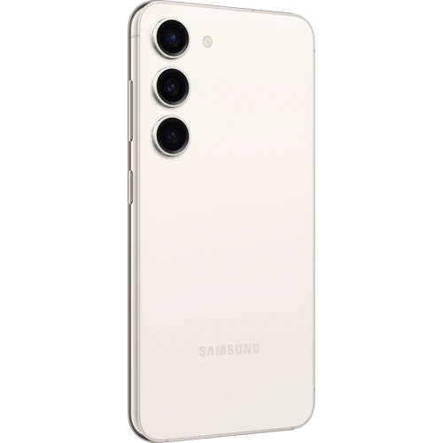 Смартфон Samsung Galaxy S23 8/256Gb Dual Cream S911B (UA UCRF): Камера Тройная 50 МП (f/1.8) + 10 МП (f/2.4) + 12 МП (f/2.2) / LED вспышка / HDR / Панорама / Фронтальная 12 МП (f/2.2)