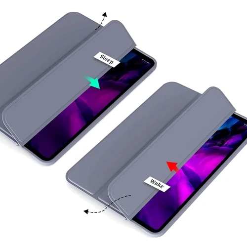 Аксессуар для iPad BeCover Tri Fold Soft TPU Silicone Purple for iPad Pro 12.9 (2020-2022) (711739): Тип аксессуара чехол