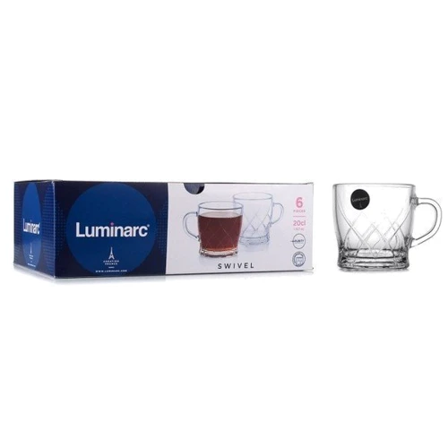 Набор чашек Luminarc Swivel 6x200 мл (P8535): Наименование Набор чашек