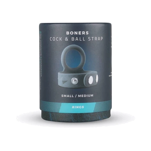 Ерекційне кільце Boners Cock & Ball Strap S/M