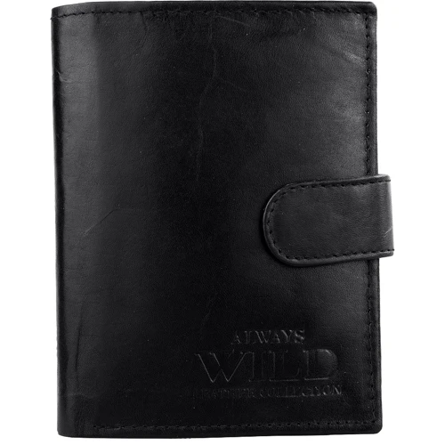 Мужское портмоне Always Wild черное (DNKN4L-SCR3117-bl)