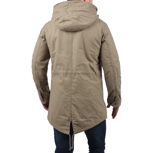 Парка Jack & Jones 78554042 52 бежевая зимняя с капюшоном: Длина рукава Длинный
