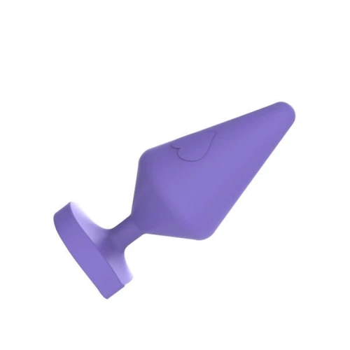 Анальный плаг Chisa Large Luv Heart Plug, Purple