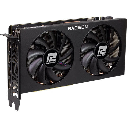 Видеокарта PowerColor Fighter AMD Radeon RX 7600 XT 16GB GDDR6 (RX 7600 XT 16G-F): Разрядность шины памяти, бит 128