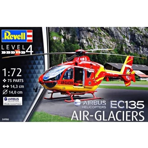 Модель Revell Вертолет Airbus Helicopters EC135 AIR-GLACIERS 1:72 (4986)