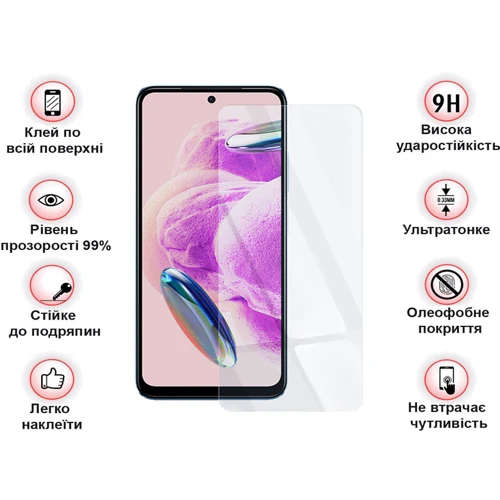 Аксессуар для смартфона BeCover Tempered Glass Black for Xiaomi Redmi Note 12S (709751)