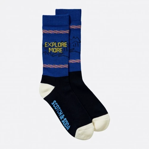 Шкарпетки Scotch & Soda 39-42 (25-27) сині (168561)