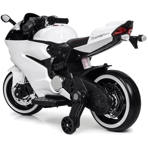 Детский электромотоцикл Bambi Racer Ducati белый (M 4104EL-1): Материал корпуса пластик