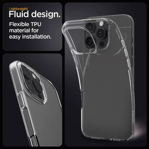 Чехол для iPhone Spigen Liquid Crystal Crystal Clear (ACS07984) for iPhone 16 Pro Max фото 10