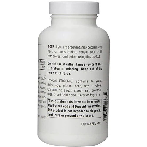 Source Naturals L-Leucine 500 mg 240 Caps: Тип комплексні