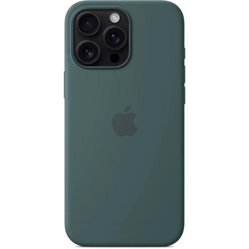 Чехол для iPhone Apple for iPhone 16 Pro Max Silicone Case with MagSafe Lake Green (MA7V4) : Тип чехла накладка на заднюю часть