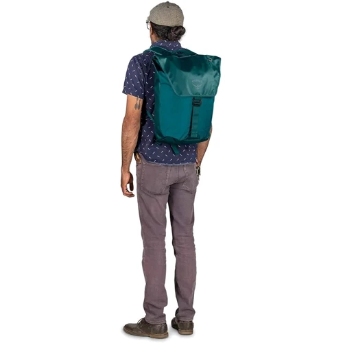 Рюкзак туристический Osprey Transporter Flap (F19) Westwind Teal - O/S - бирюзовый фото 2