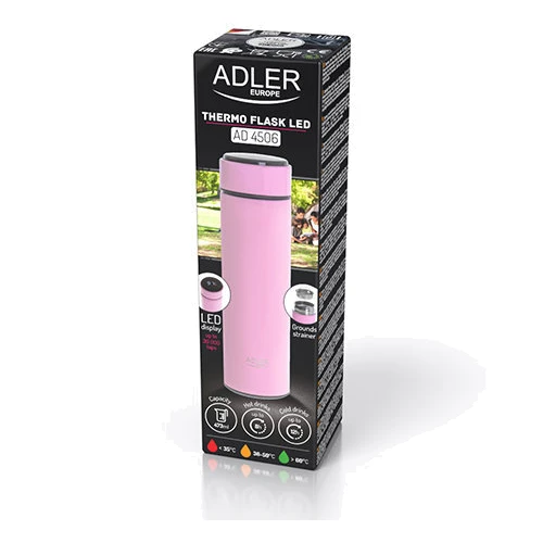 Термос Adler LED 473 мл (AD 4506 pink) фото 13