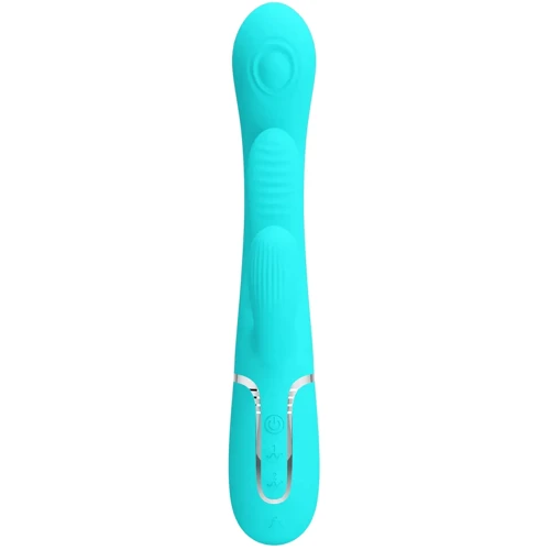 Вибратор 3в1 LYBAILE Pretty Love Shonia Turquoise (BW-500041-1)