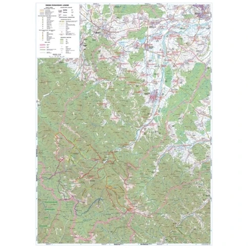Карпати. Рожнятівський р-н м-б 1:75 000 . Туристські маршрути: Обложка Мягкая