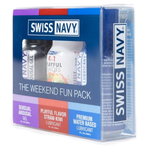 Набор Swiss Navy Weekend Fun Pack 3 х 30 мл