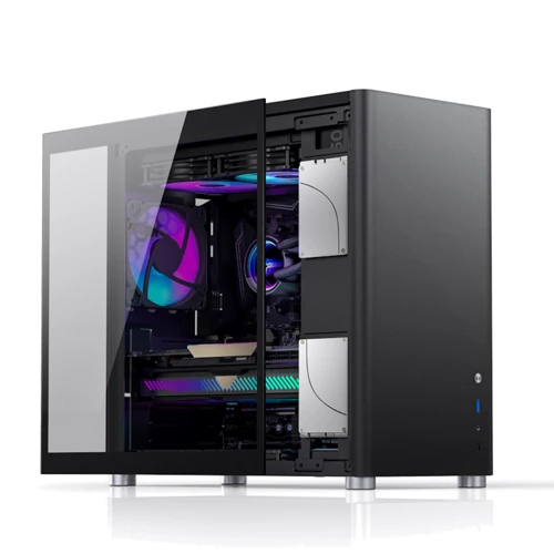 Корпус Jonsbo D40 Aluminum Black: Форм-фактор материнской платы ATX/MicroATX/Mini-ITX