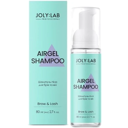 JolyLab Airgel Shampoo Шампунь-пена для бровей и ресниц 80 ml