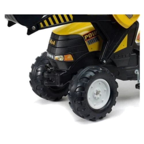 Детский трактор Falk Powerloader на педалях Желтый (1000WH): Материал колес пластик