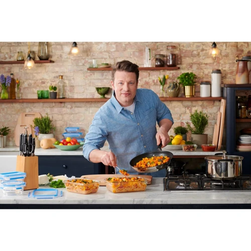 Сковорода Tefal Jamie Oliver Home Cook 28 см (E3030656): Антипригарне покриття Titanium 2Х