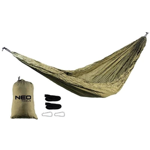 Гамак Neo Tools 330х140 см Зелений (63-124)