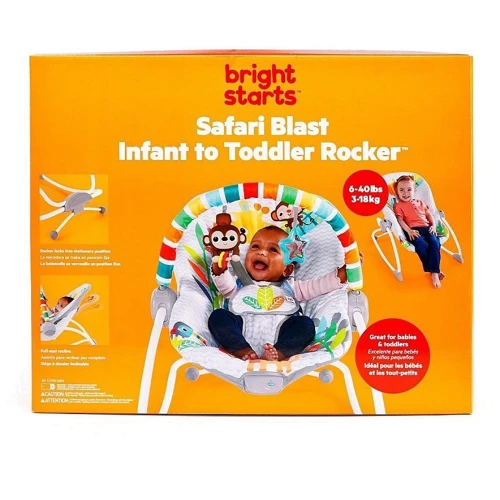 Кресло-качалка Bright Starts Safari Blast (12323): Тип кресло-качалка
