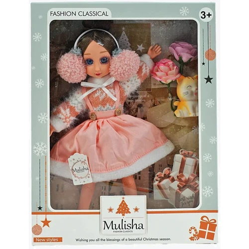 Кукла Mulisha с любимцем и аксессуарами, 30 см (QJ 120 A)