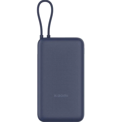 Зовнішній акумулятор Xiaomi Power Bank 20000mAh 33W Integrated Cable Blue (BHR8975GL): Особливості быстрая зарядка, Компактный размер, Индикатор заряда, Встроенный кабель