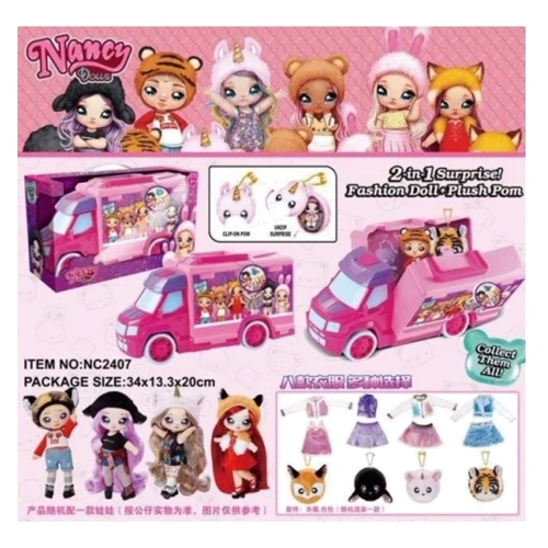 Игровой набор с куклой в машине (NC2407)