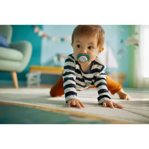 Пустушка ортодонтична Philips AVENT Ultra Air Animal для хлопчиків 6-18 міс 2 шт (SCF080/07): Вік старше 6 месяцев