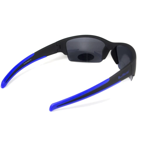 Спортивні окуляри Окуляри поляризаційні BluWater Daytona-2 Polarized (gray) сірі в чорно-синій оправі (4ДЕЙТ2-Г20П): Властивості лінз Поляризационные
