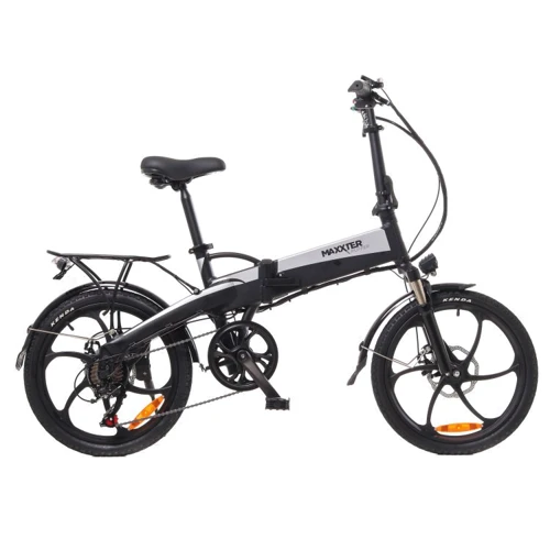 Електричний велосипед Maxxter RUFFER 20 "(чорно-срібний)