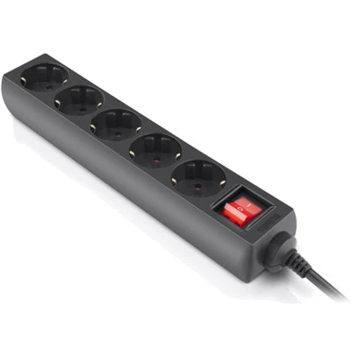 Сетевой фильтр REAL-EL RS-Protect M 5m, black (EL122300030): Тип Сетевые фильтры
