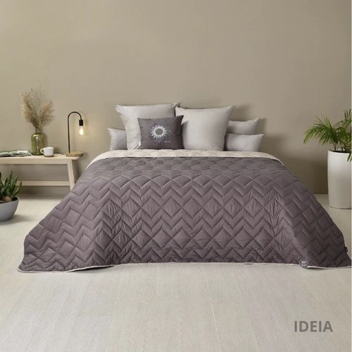 Покрывало IDEIA Izzi двухстороннее шоколад/беж 220х240 см (4820227286300)