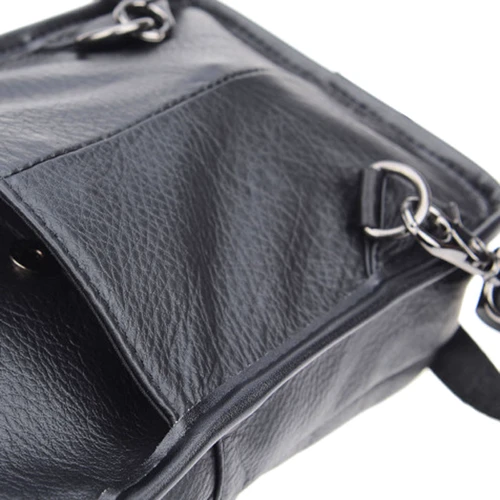Чоловіча сумка-слінг Borsa Leather чорна (1ta1003m-black): Тип Сумки