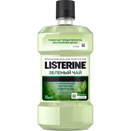 Listerine 250 ml Ополаскиватель для полости рта Зеленый чай