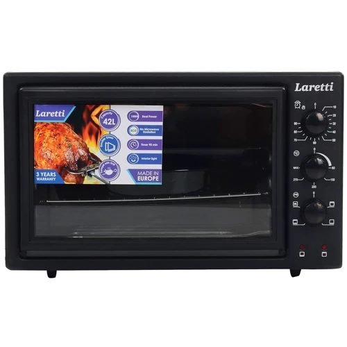 Електрична духовка настільна Laretti LR-EC3804 Black фото 16
