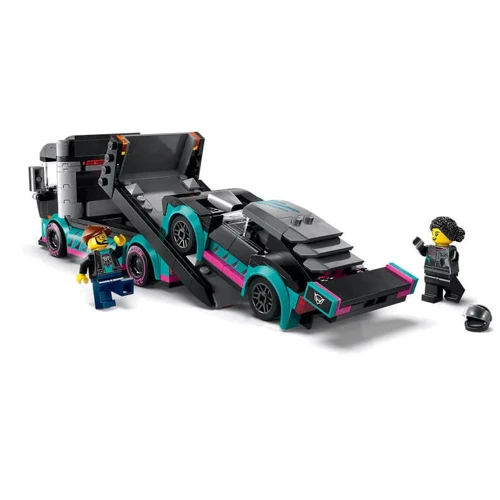 Конструктор LEGO City Автовоз із гоночними автомобілями (60406): Рекомендований вік від 6 років